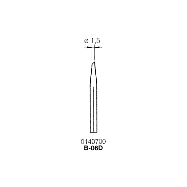 0140700 Punta Soldador JBC Microiron B-06D (hasta finalizar existencias)