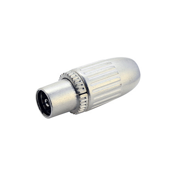 Conector Antena 9mm Hembra Metal Recto