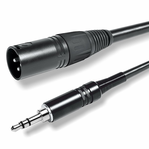 Cable de Sonido Profesional JACK3,5St - XLR3 M 15mt