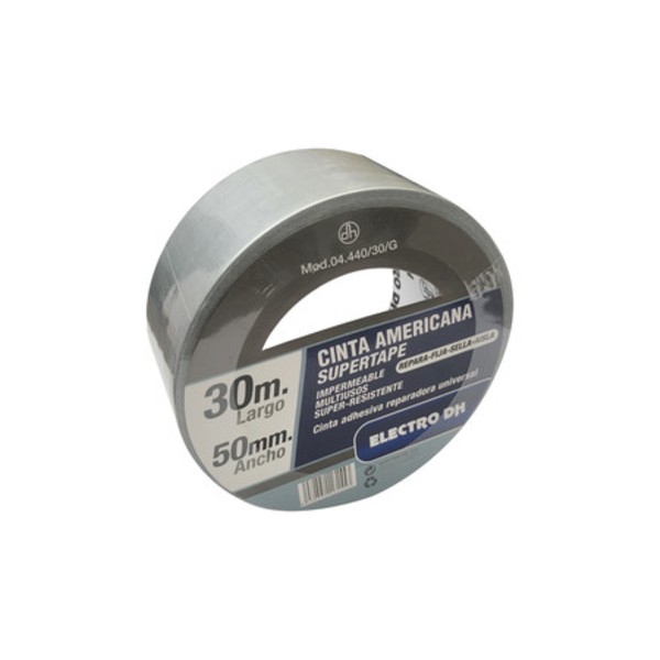Cinta Americana 50mm 30mts Gris