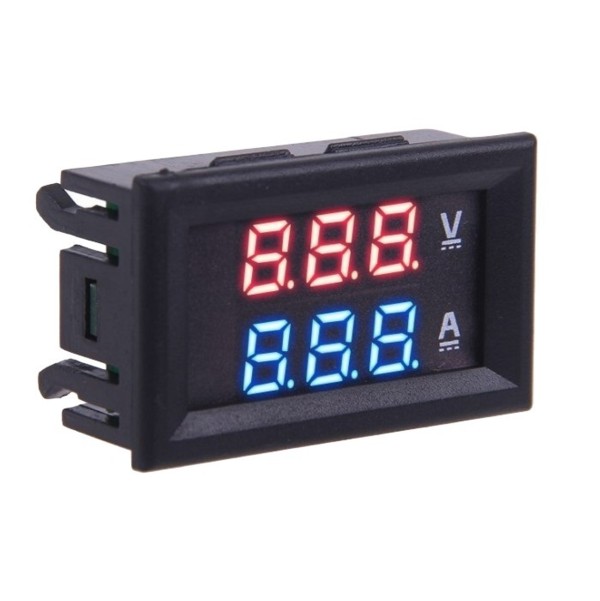 Voltimetro/Amperimetro 0-100Vdc/10Amp