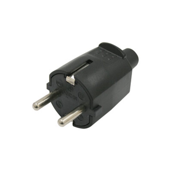 Clavija SCHUKO 2P+T negra 16A Legrand 50342