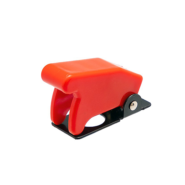 Tapa seguridad para interruptores de palanca Roja M12