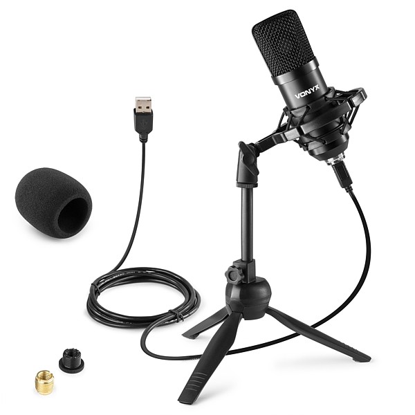 CM300B MICRÓFONO DE ESTUDIO USB NEGRO