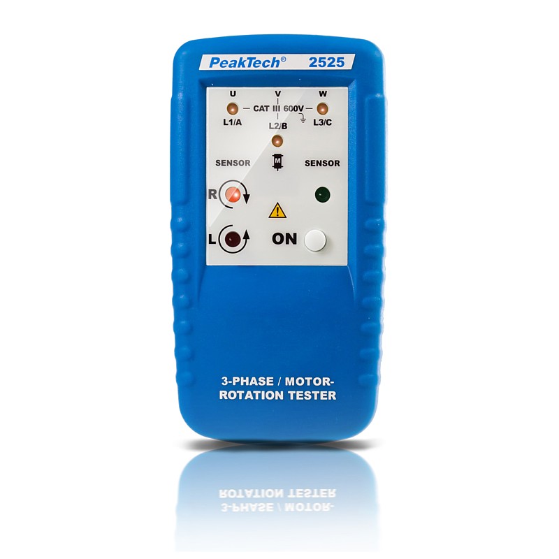 PeakTech® P2525 Indicador de secuencia de fase LED