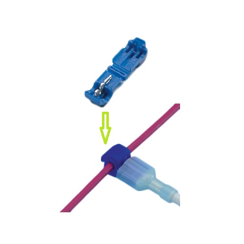 Conector rápido Azul 1.04-2.63mm2 faston enchufable 6,3mm