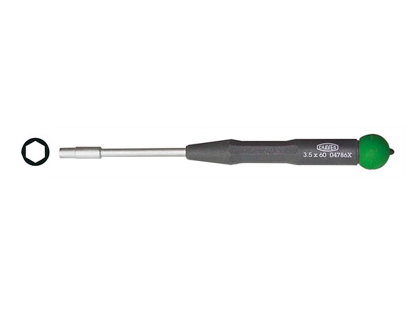 Microdestornillador Llave Tubo 3x60mm