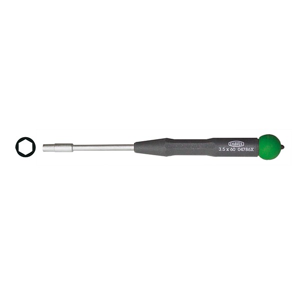 Microdestornillador Llave Tubo 3,5x60mm