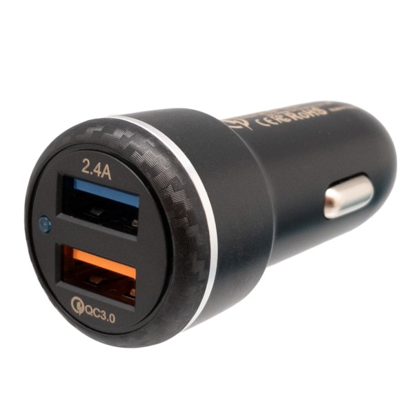 Cargador de coche Dual Power Delivery (QC3.0)