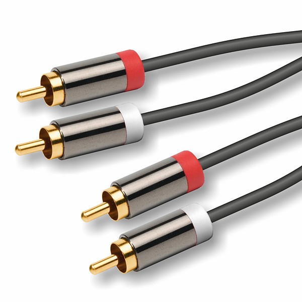 EQ652503M Cable 2 RCA/2 RCA 3,0mts