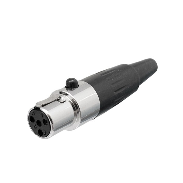 Conector mini/XLR4 Hembra