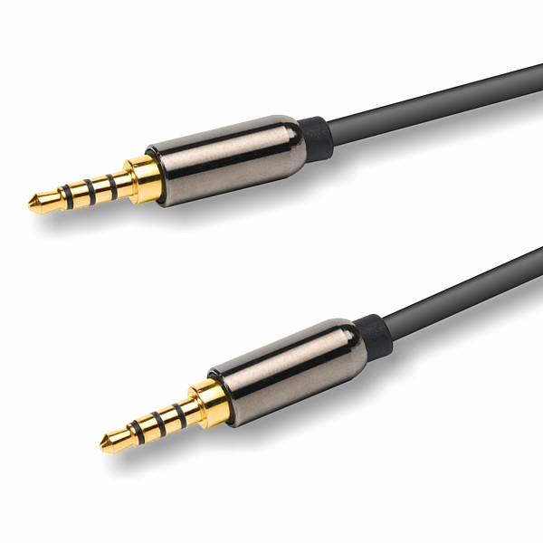 EQ780810M Cable Jack3,5st 4C / Jack3,5st 4C 10,0mts