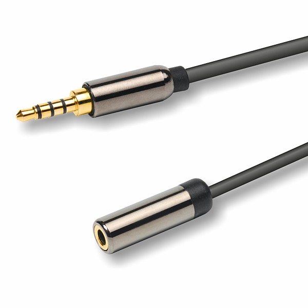 EQ780903 Prolongador Jack 3,5mm 4 Contactos 3,0mts