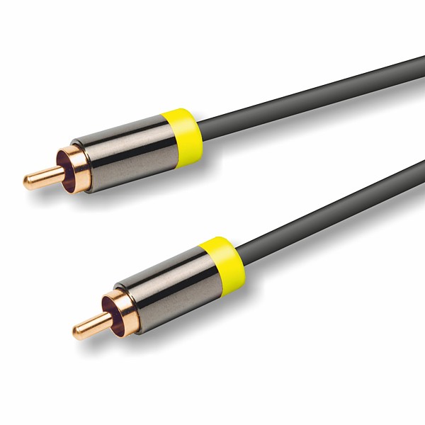 EQ552605M Cable RCA-RCA 5mts 75 Ohm Digital