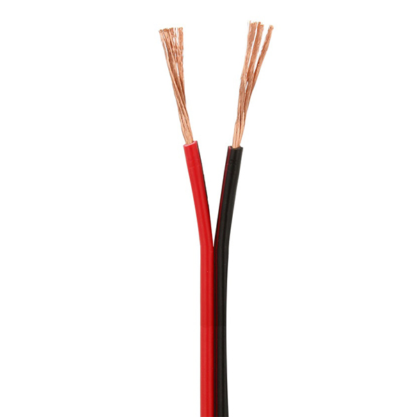 Cable de altavoz Rojo-Negro 2x2,50mm2 Cu (100mts)
