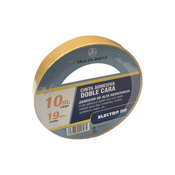 Cinta Adhesiva de doble cara 10mts x 19mm