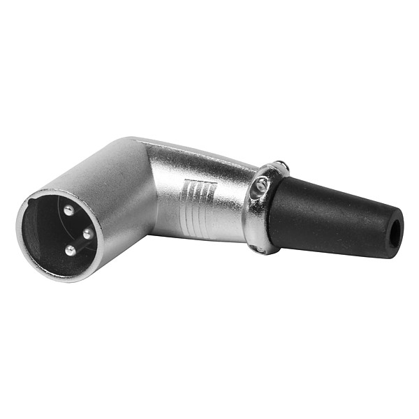 EQ9005 Conector XLR3 Macho Acodado