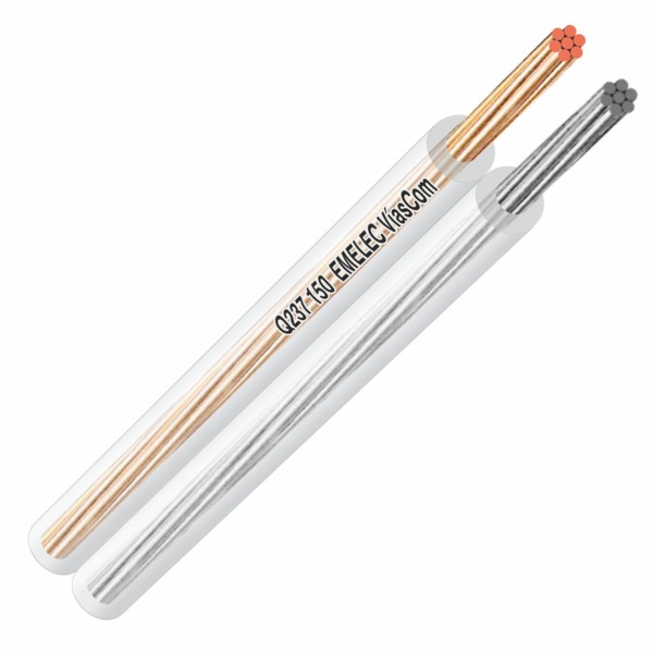 Q237-150 Cable de altavoz transparente 2x1,50mm2 OFC (100mts)