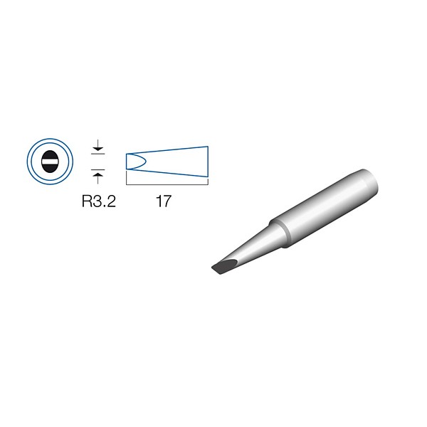 5SI-216N-3.2D Punta plana 3.2mm