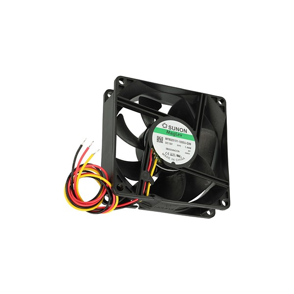 Ventilador 80x80x25mm 12Vdc 3 Hilos Tipo F (control rpm) Vapo