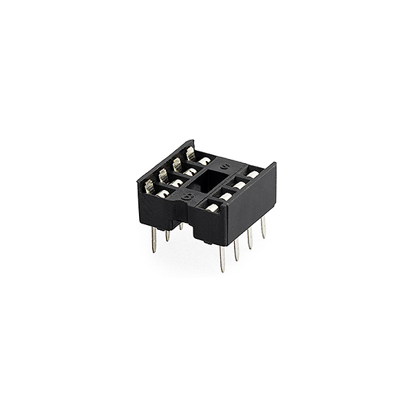 ZOCALO CI 8P P2,54 Pin Plano