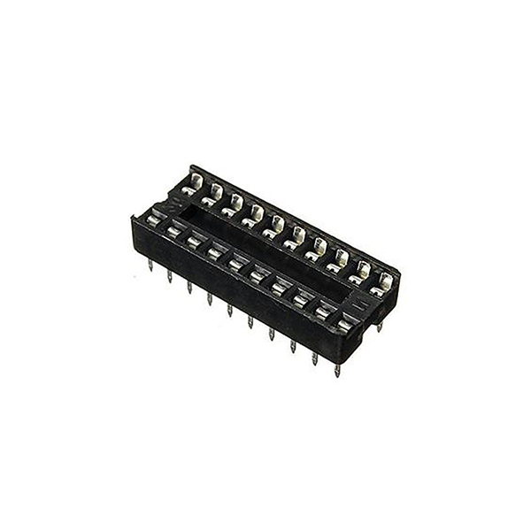 ZOCALO CI 20P P2,54 Pin Plano