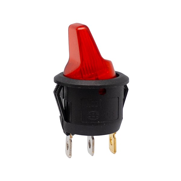 Interruptor balancin Rojo luminoso 250V/6A