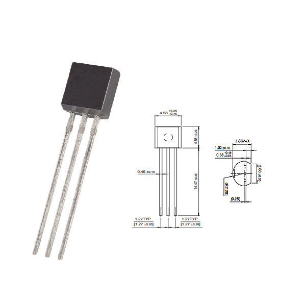 DS18B20+ TO92 Sensor Temperatura sal.digital