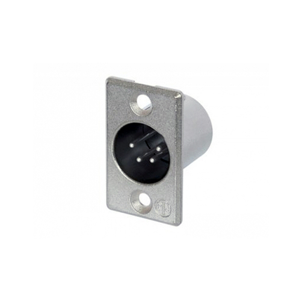 Conector XLR4 Macho Chasis