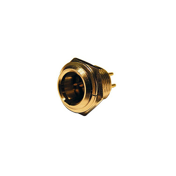 Conector mini/XLR3 Macho Chasis