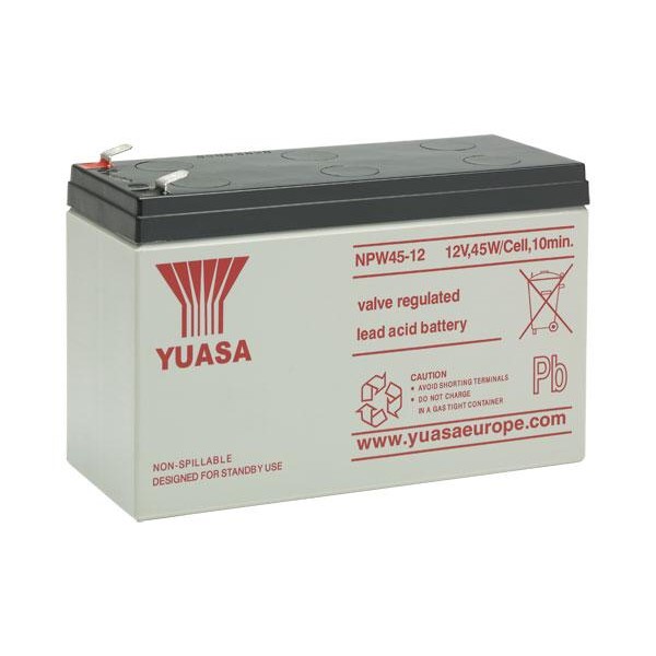 Bateria YUASA NPW45-12 12V ALTA DESCARGA 151x65x97,5mm