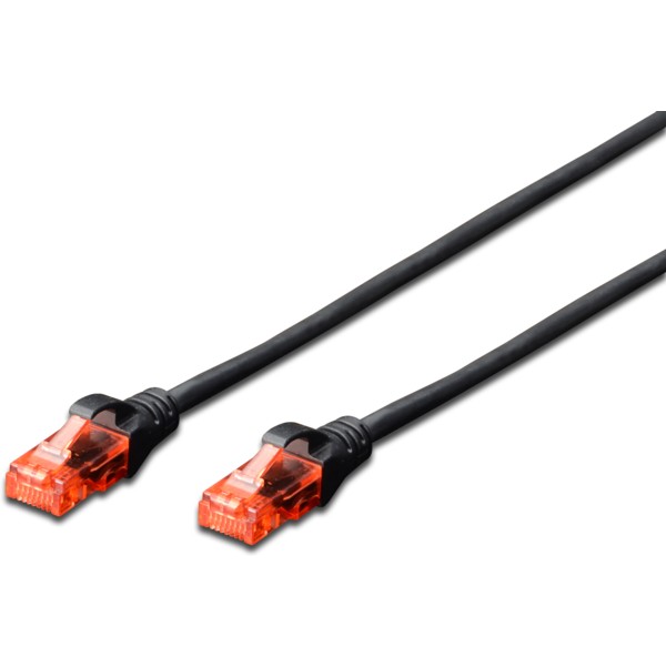 Latiguillo Cat6 UTP 5mts NEGRO Cu