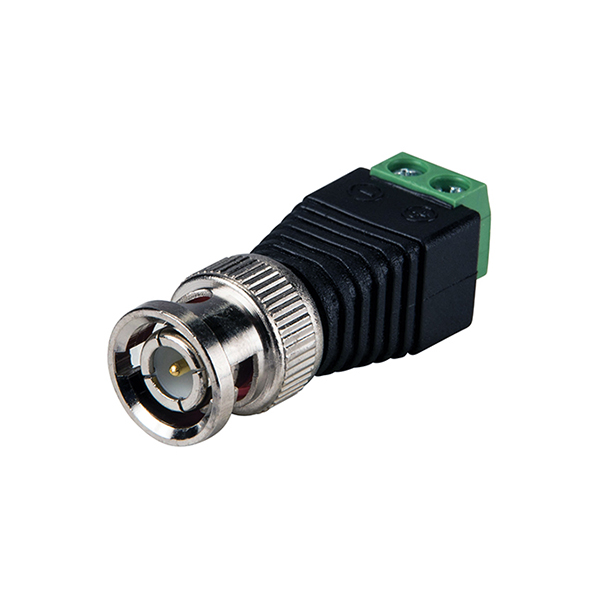 Conector BNC Macho con bornes