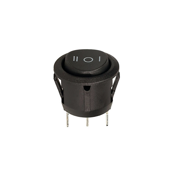 3813 Conmutador 1C 3P On-Off-On Redondo