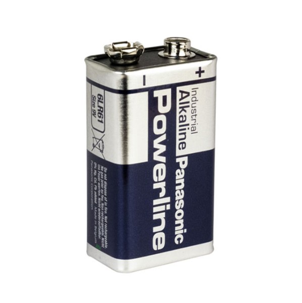 6LR61A/B (9V) Pila Panasonic Power Line - Retractilada