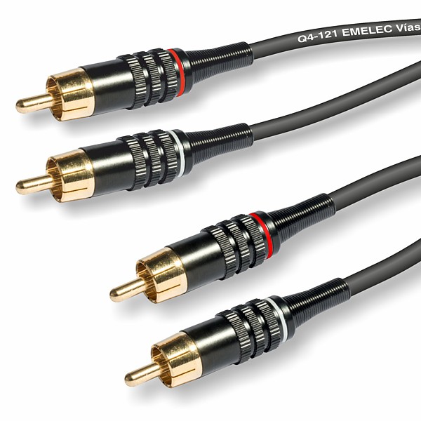Cable de Sonido Profesional 2 RCA M - 2 RCA M 1,5mt
