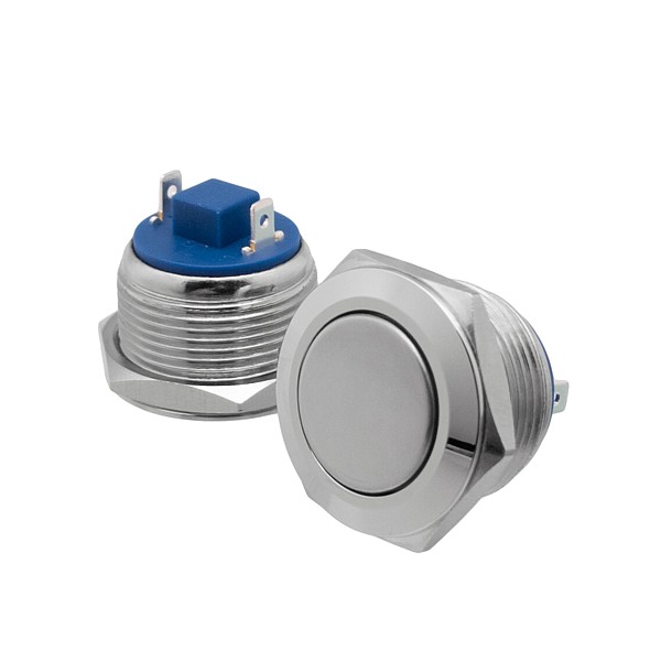 Pulsador Antivandálico OFF-(ON) M19Ø 5A / 250V