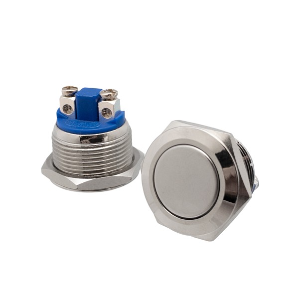 Pulsador Antivandálico OFF-(ON) M19Ø 3A / 250V