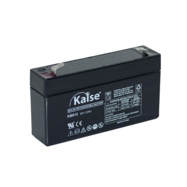 KB612 Bateria 6V 1,2Ah Plomo AGM KAISE