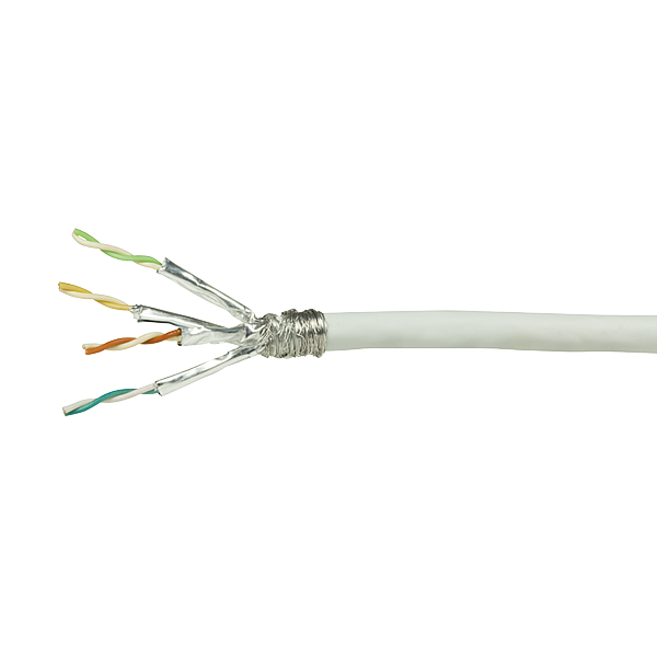 Cable S/FTP Cat7 Cu rigido LSZH 50mts