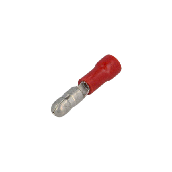 Cilindrico Macho 4mm Rojo 0,25-1,65mm2