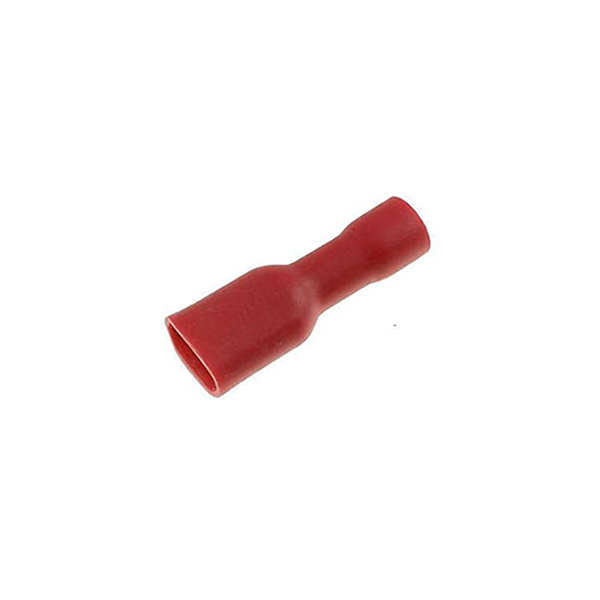 Faston Hembra 4,8mm Rojo 0,25-1,65mm2