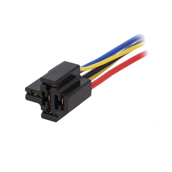 ZÓCALO PARA RELÉ DE COCHE - CON CABLE