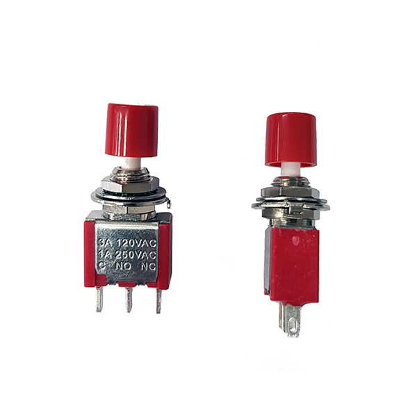PULSADOR 1C CONMUTADO 2A 250V M6Ø