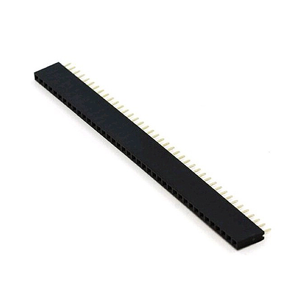 POSTE Hembra (header) 40C P2,54 RECTO