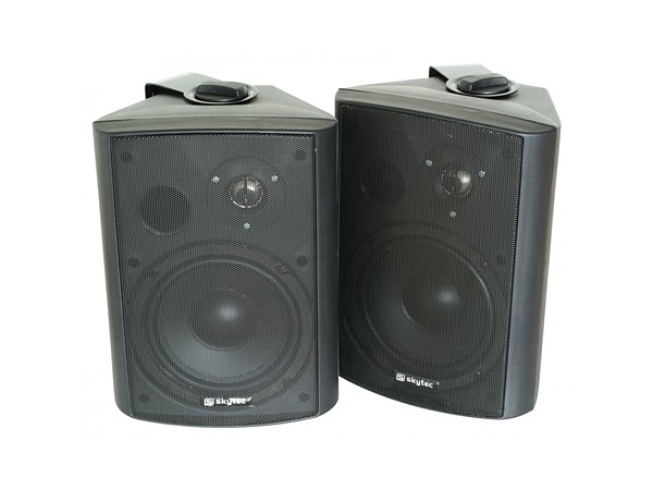 100.024 Pareja de bafles 2-vias 120W Negro