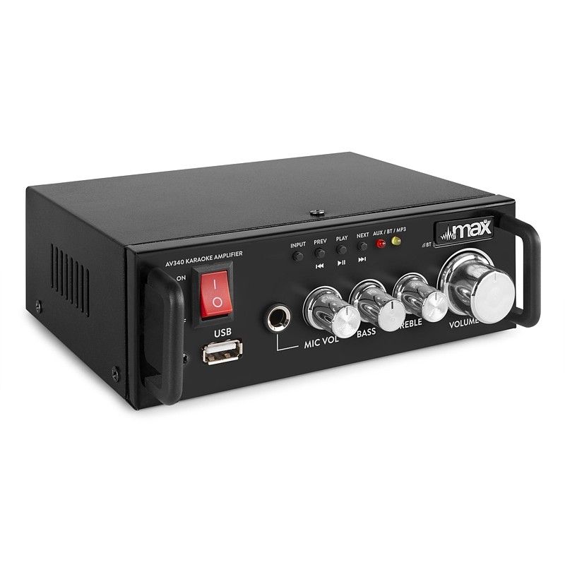 AV340 Amplificador estereo con Bluetooth/USB 2x50W