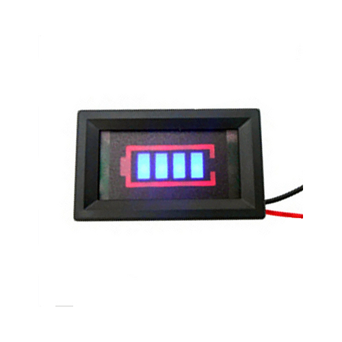 Indicador de carga Bateria Plomo 12V 4 segmentos