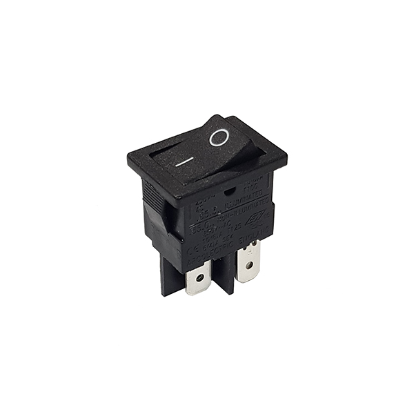 EG3810 Interruptor 2C 2P Off-On 6A/250V Negro
