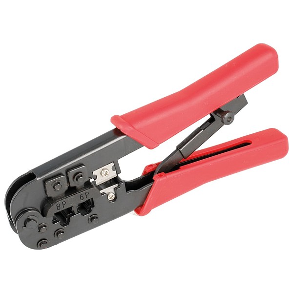 TENAZA ENGASTAR RJ11/RJ12/RJ45 METALICA
